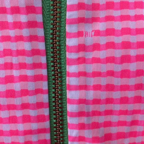 Lily Pulitzer Lowe strapless peplum dress size 6 strapless hot pink like new - Picture 9 of 12